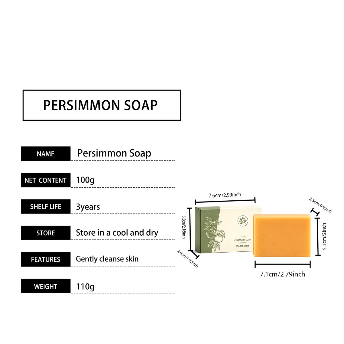 Suyori Persimmon Soap