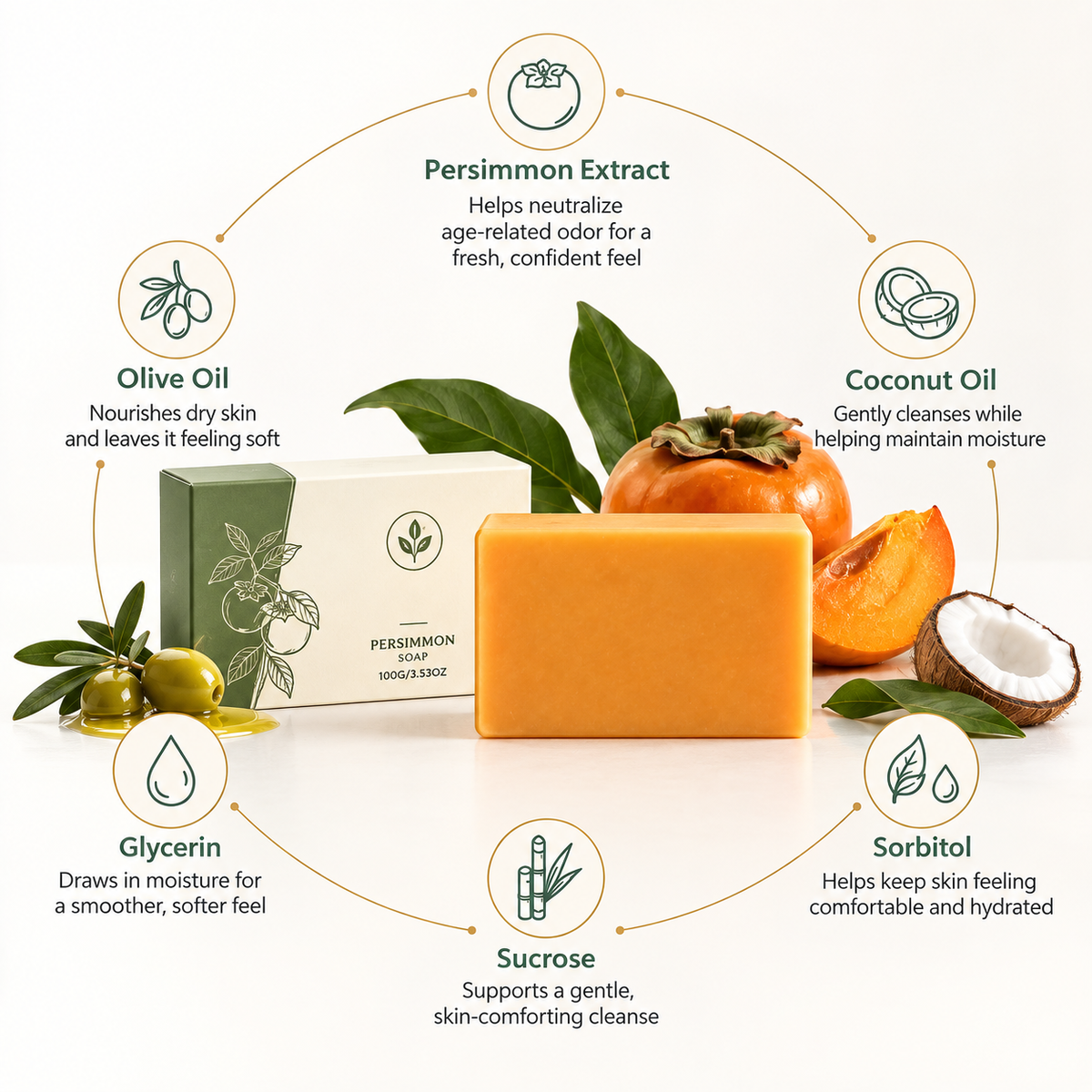 Suyori Persimmon Soap